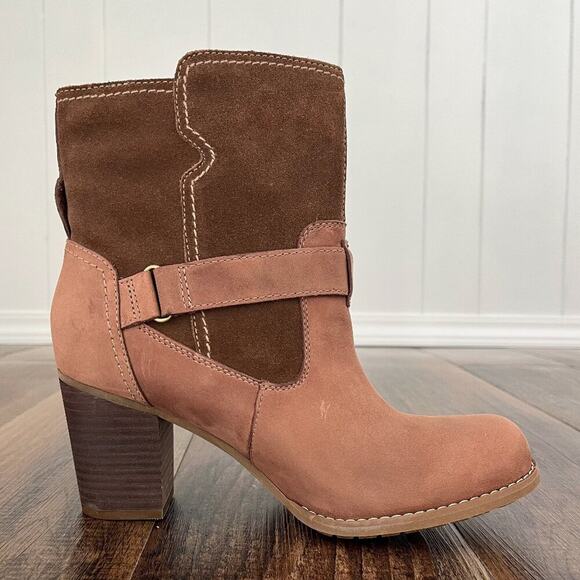 Timberland Earthkeepers Rudston Mid Waterproof Boot Pull On Buckle Size 8 Brown - Picture 5 of 16